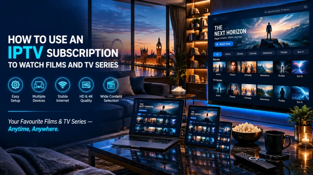 IPTV Subscription Films TV
