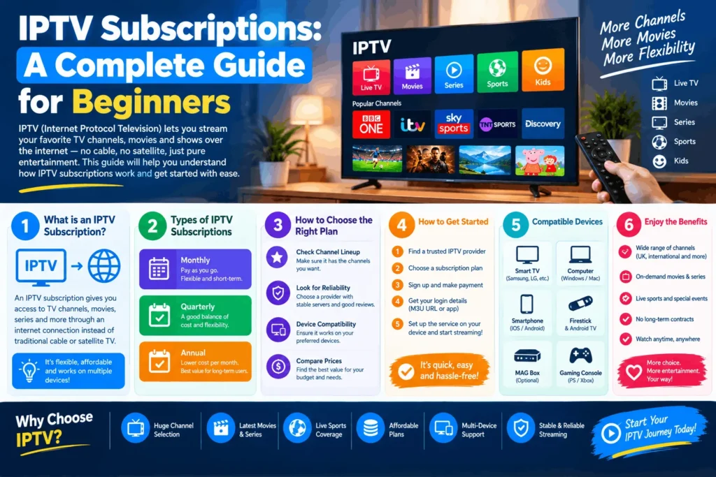 IPTV subscription plans