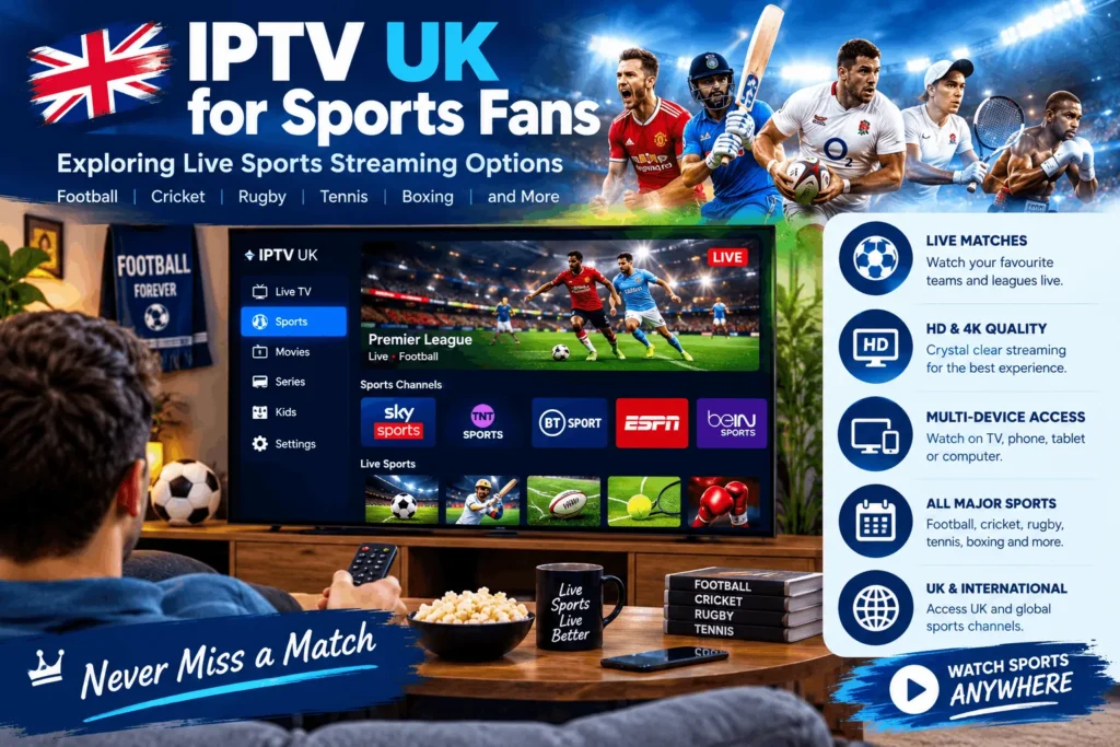 IPTV UK for sports