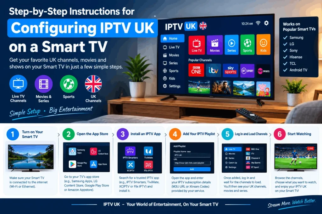 IPTV UK on Smart TV